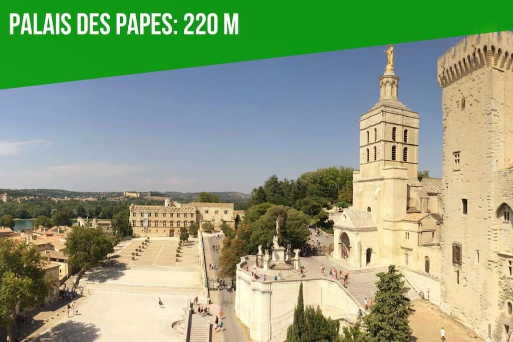 דירות אביניון La Cachette De L'Horloge - Ac Clim - Wifi - 100M Palais Des Papes מראה חיצוני תמונה